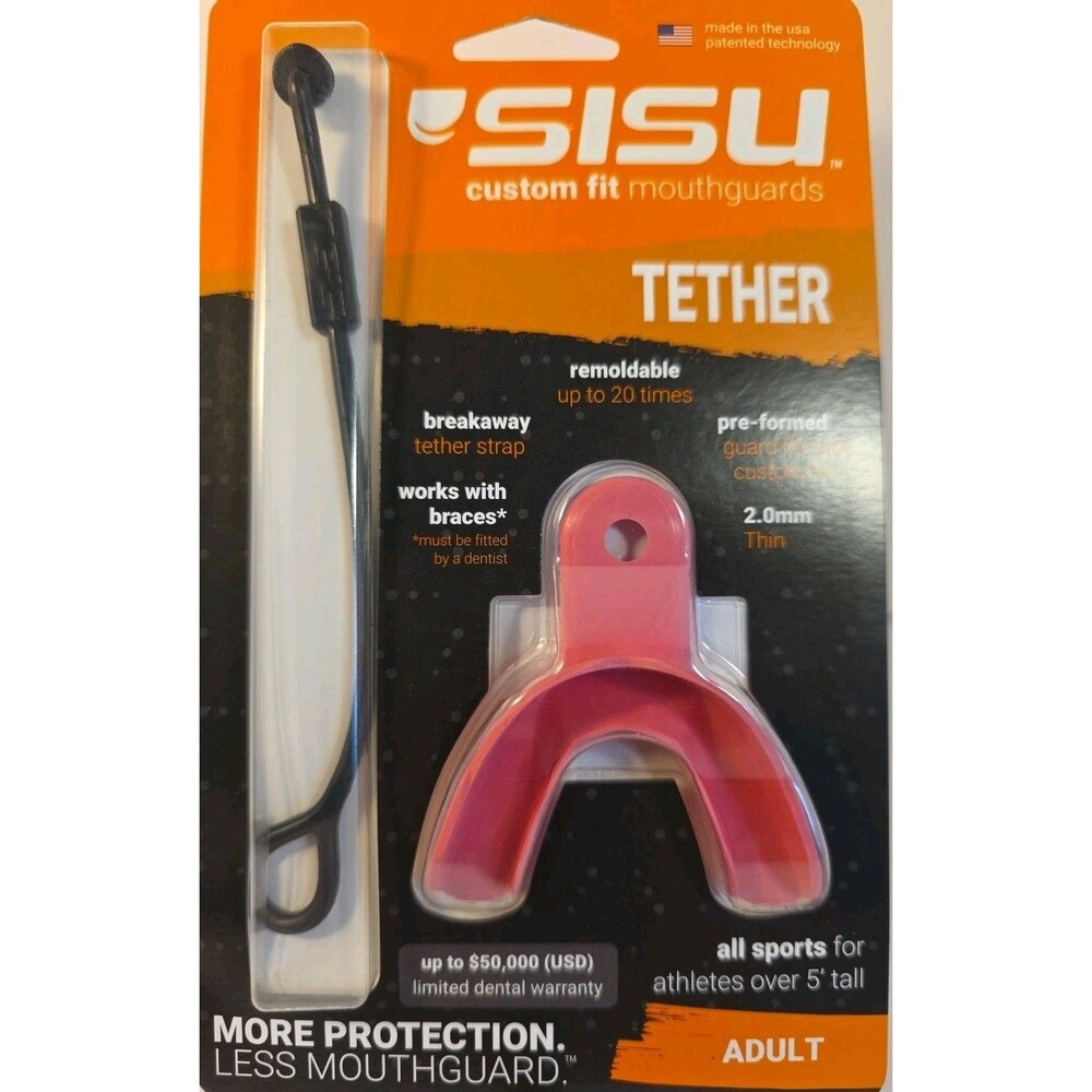 Mouth Guard SISU Custome Fit Pink Adult  Hockey -Football